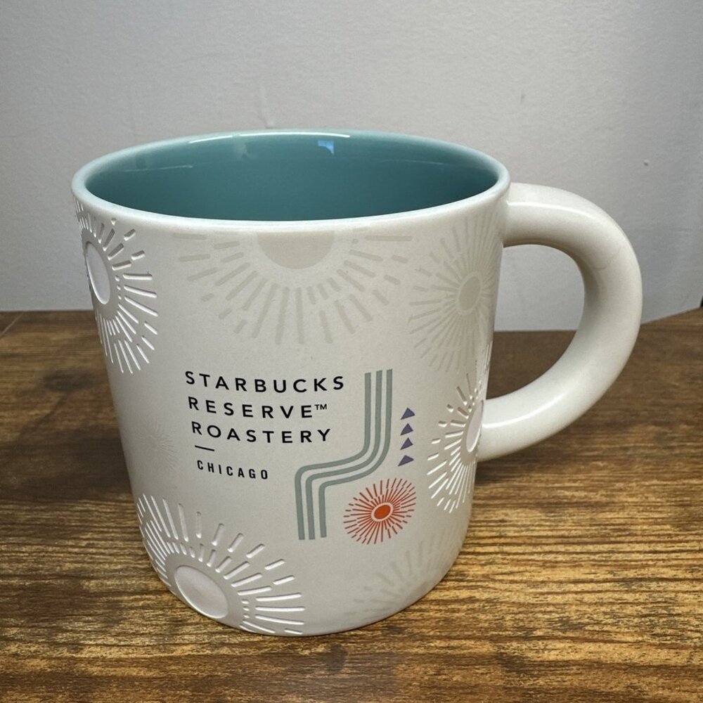 Starbucks Chicago Reserve Roastery 12 Ounce Diner Coffee Mug Collectible 2023‎